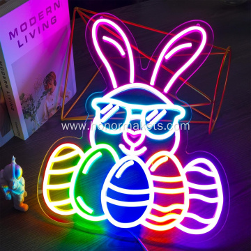 Easter bunny neon Lights
